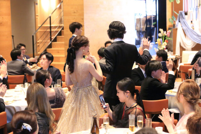1.5次会,15次会,会費制,披露宴,結婚式,挙式,ウェディング,ウェディングパーティ,レストランウェディング,貸切,大人数,会費制,ご祝儀制,福岡,福岡市内,博多,中洲,オンアターブル